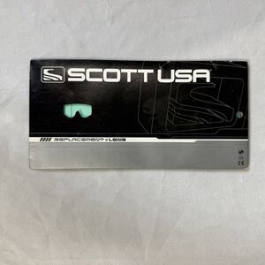 Scott USA 09-0260-01-0 Clear Lexan Replacement Lens‎ SCL10